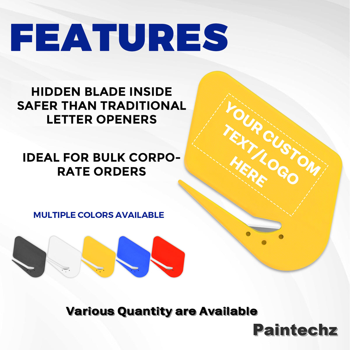 Custom Safety Letter Openers