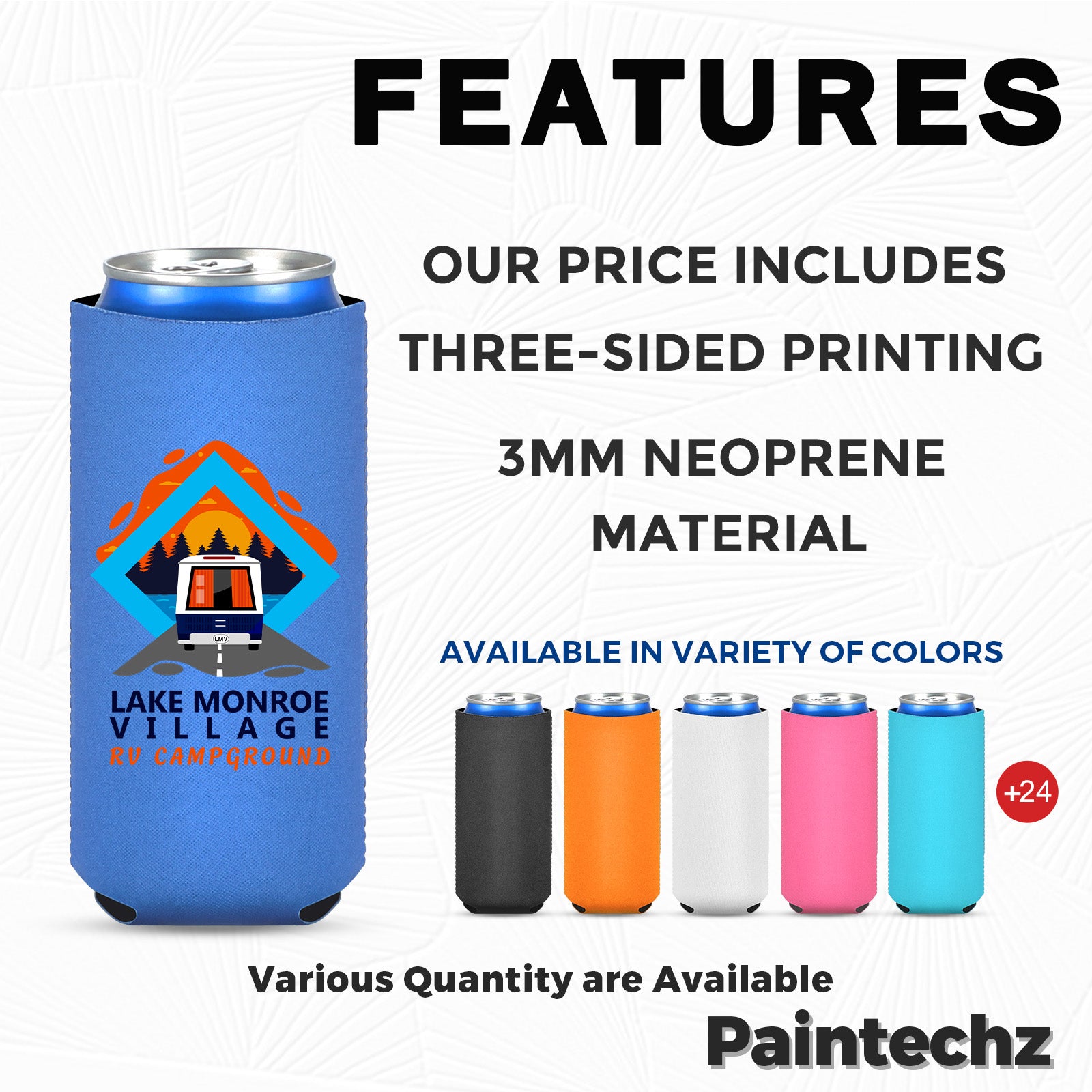 Custom Neoprene Slim Can Coolers