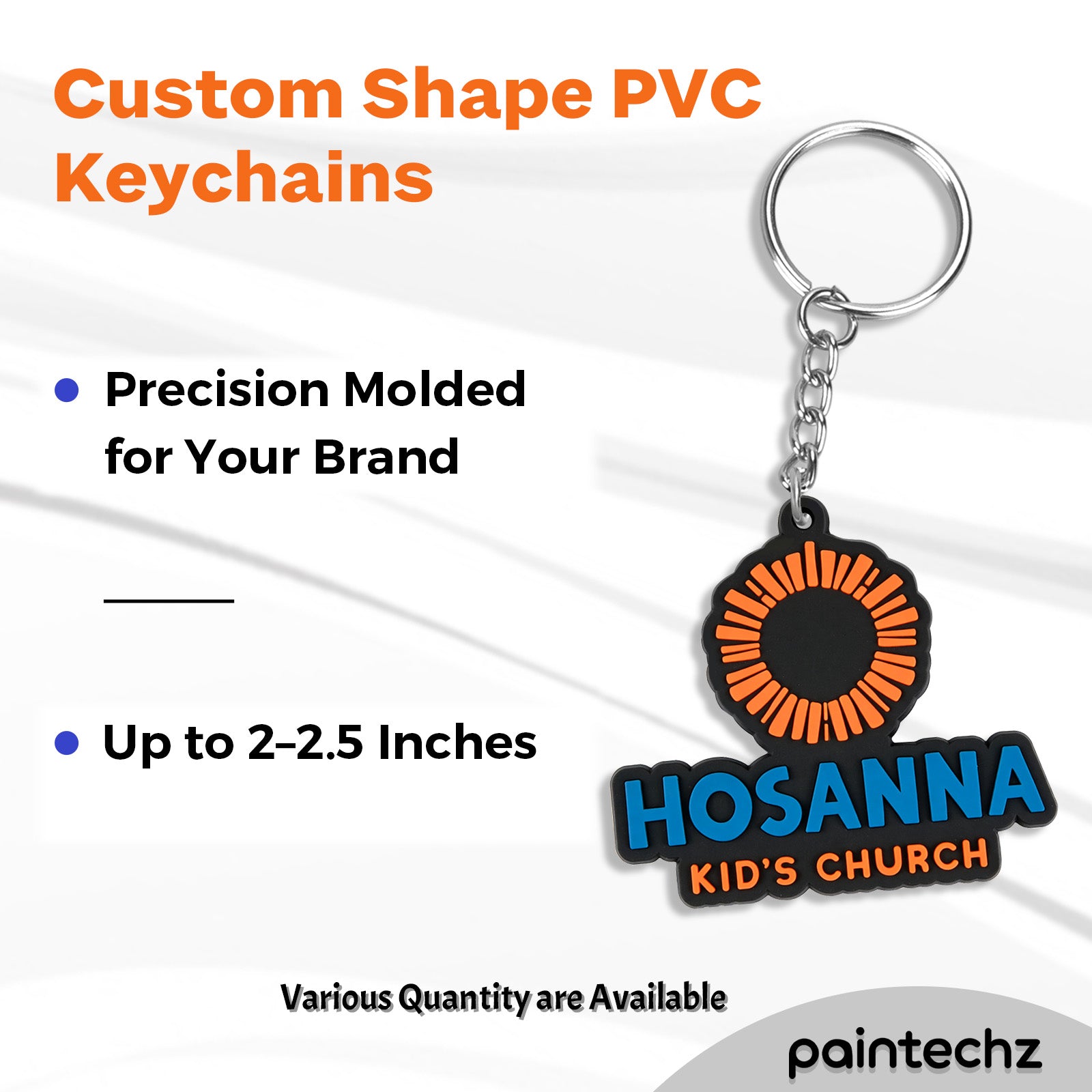 Custom Rubber PVC Keychains Bulk