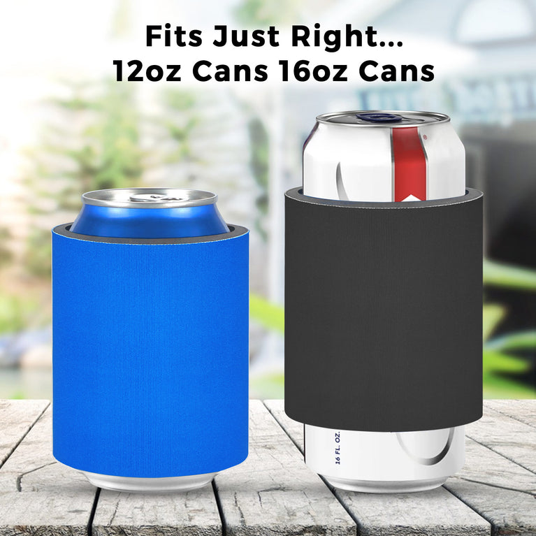 Paintechz Custom Neoprene Slap Wrap Can Coolers, Personalized Logo, Photo or Text Bulk