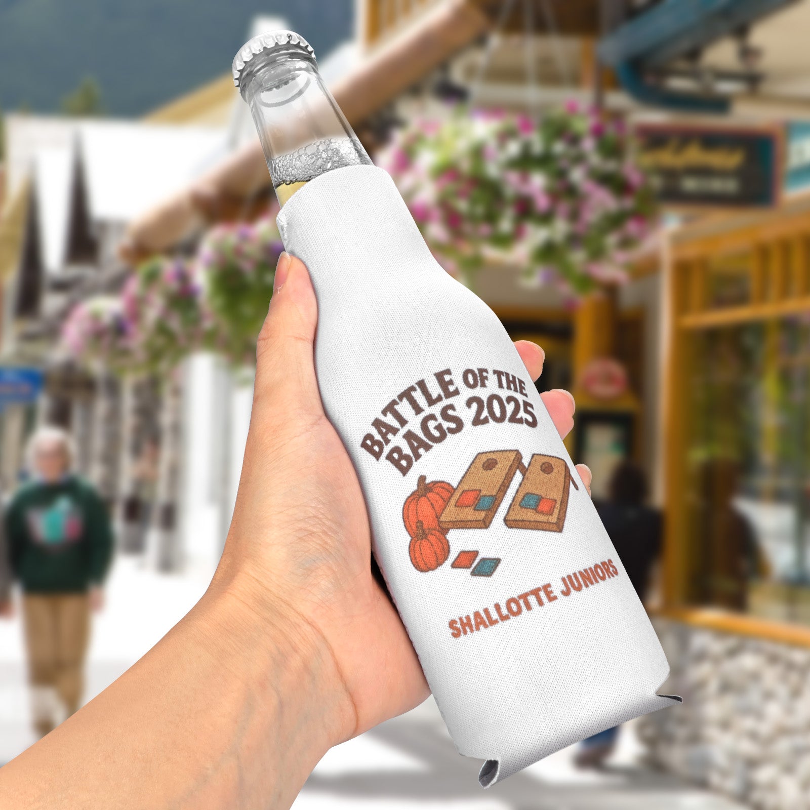 Custom Neoprene Zipper Beer Bottle Coolers