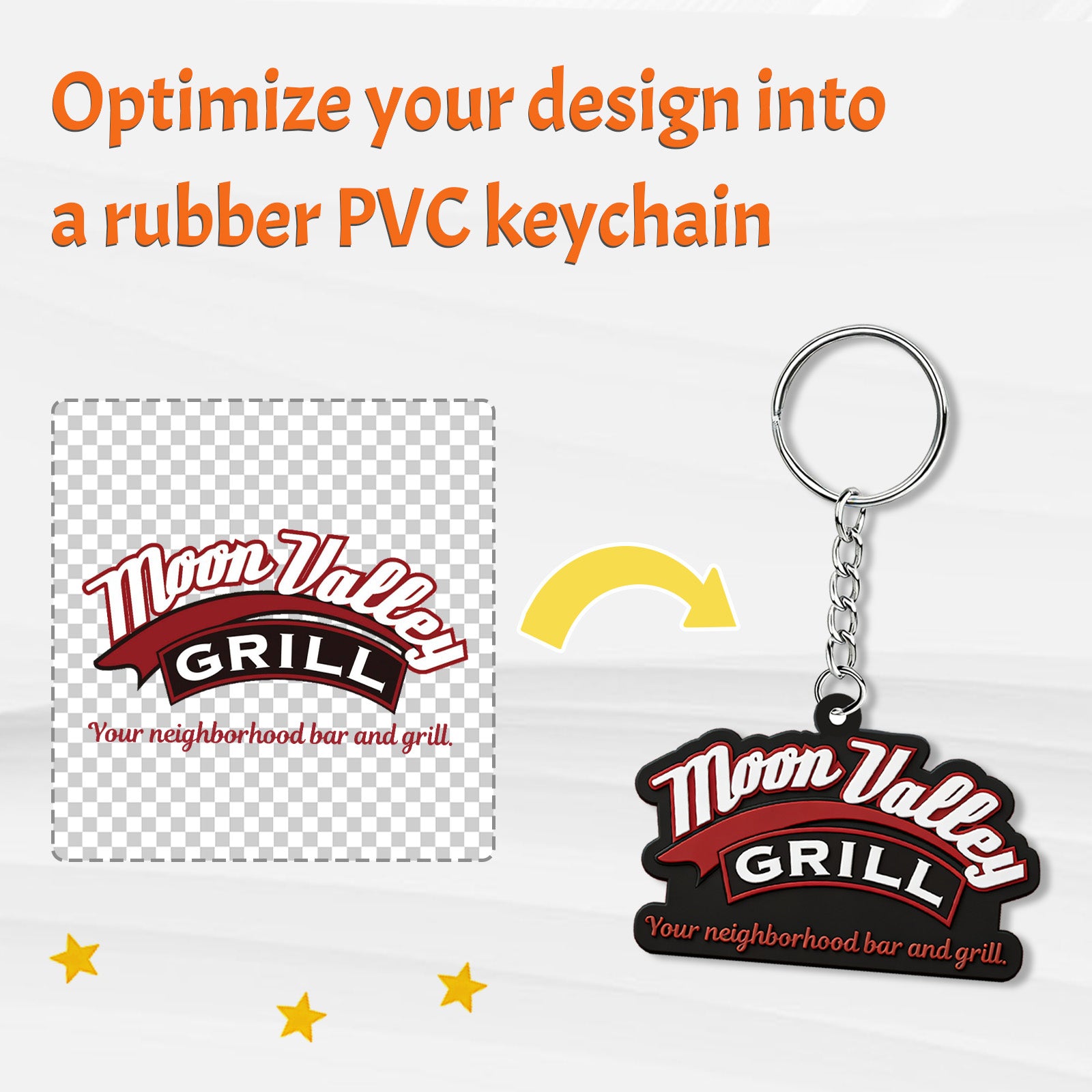 Custom Rubber PVC Keychains Bulk