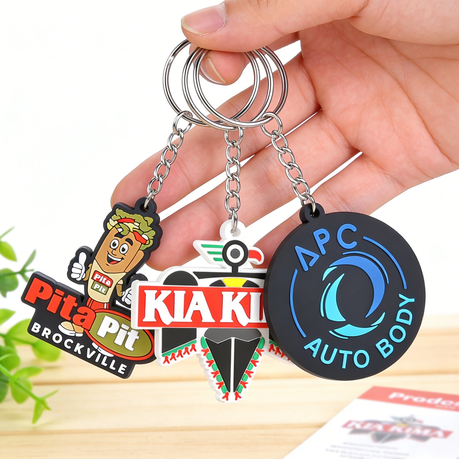 Custom Rubber PVC Keychains Bulk